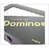 This set of 28 double 6 dominoes with spinners comes in a vinyl storage case. Standard size pieces w