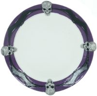 Small Gothic Skull Plate