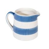 Unbranded Small Milk Jug Hand Painted Blue