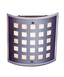 Small Squares Halogen Wall Light - Silver Effect