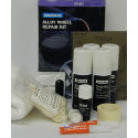 This kit contains everything you need to repair your vehicles alloy wheels and plastic hub covers