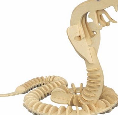 Unbranded Snake - Woodcraft Construction Kit- Quay