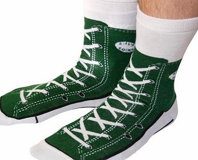 Unbranded Sneaker Socks - Green - very cool! 4292CXP