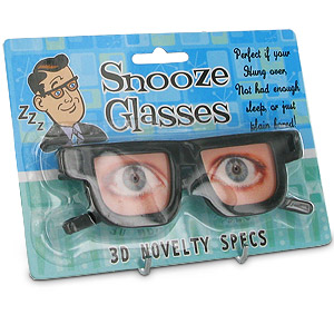 Unbranded Snooze Glasses 3D Novelty Spectacles
