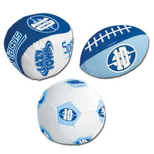 Pack of 3 Lazy town soft balls with cool Sportacus design. Perfect for playing games with friends Ag