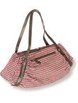New street-style bag. In casual chic dogtooth desi