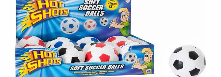 Ideal for little ones to grab. throw and chase. these soft footballs are perfectly proportioned for little hands. For indoor and outdoor use. Size H8. W8. D8cm. Weight 0.3kg. For ages 12 months and over. WARNING(S): Not suitable for children under 3 