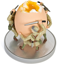 Soldier Egg Cup (Egg Cup and Soldier Cutter )