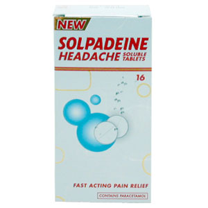 Solpadeine Headache Soluble Tablets - Size: 16 tablets