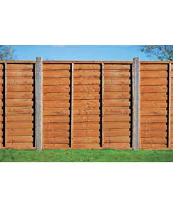 7 wooden panels.8 posts and clips.Weight 10kg.Each fence size (H)180, (W)180cm / (H)1.8, (W)1.8m / (