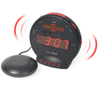 The alarm clock that will wake the dead, with an alarm that is louder than a jackhammer!  The