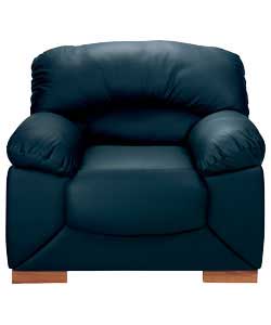 Sophia Leather Chair - Blue