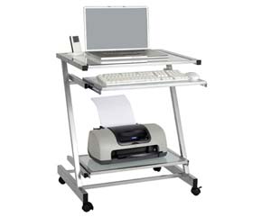 Unbranded Sophia mobile glass workstation