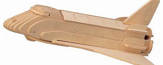 Unbranded Space Shuttle - Woodcraft Construction Kit- Quay