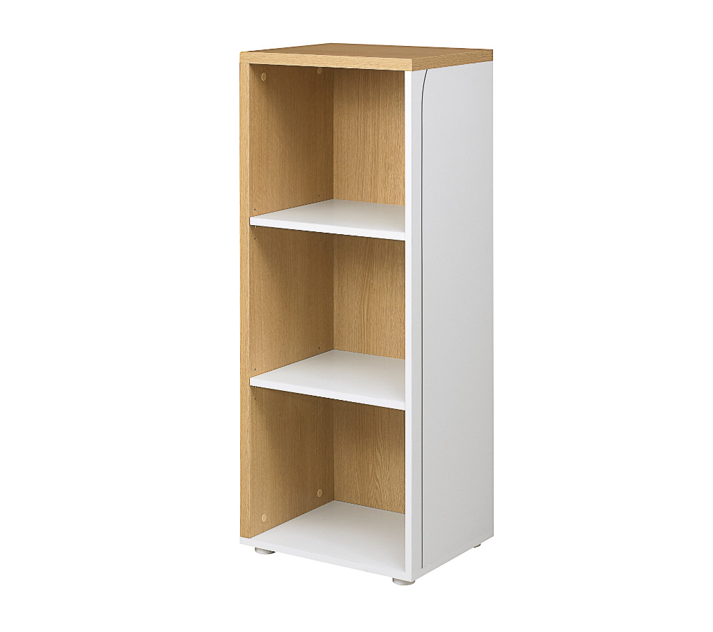 Unbranded Space2 home office 1200 white and oak bookcase