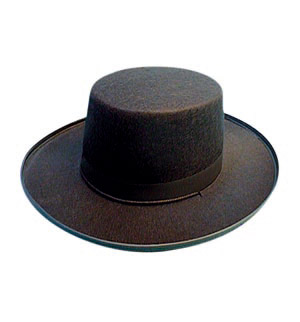 Spanish hat, black felt