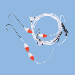 Special surf rig for Cod. Hooksize 2/O  Heli-T snood attachment  mainline 0.70mm diameter and hook l