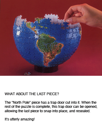 Spherical World Globe Puzzle