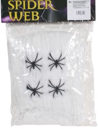 Unbranded Spiders Web with 4 spiders (White Web)