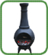 Quality cast iron chiminea with the flexibilty of an open BBQ