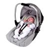 Unbranded Sport(R) Infant Car Seat: 3.8kg - Brown/Fuchsia