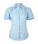 Unbranded SPOT PRINT VOILE BLOUSE