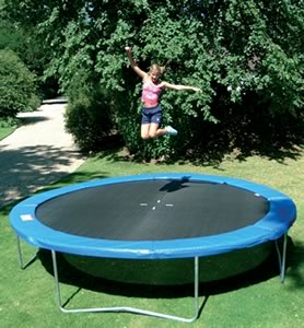 The Springtime 14 Dragon 2 Trampoline is big in size and big in fun. The 4.27m (14) wide trampoline
