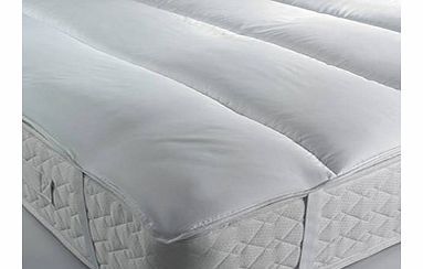Thanks to Spundowns remarkably fine, highly compressible filling, this mattress topper will fit easily into most standard domestic washing machines. So youll never have to lug your bulky topper to the local laundrette or dry cleaners again!Washes at 