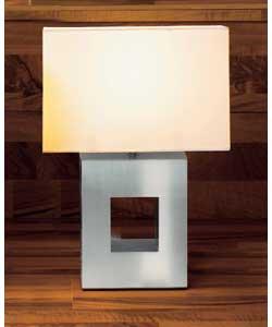 Square Stainless Steel Table Lamp