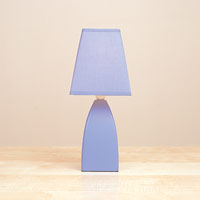 Square Touch Lamp Blue