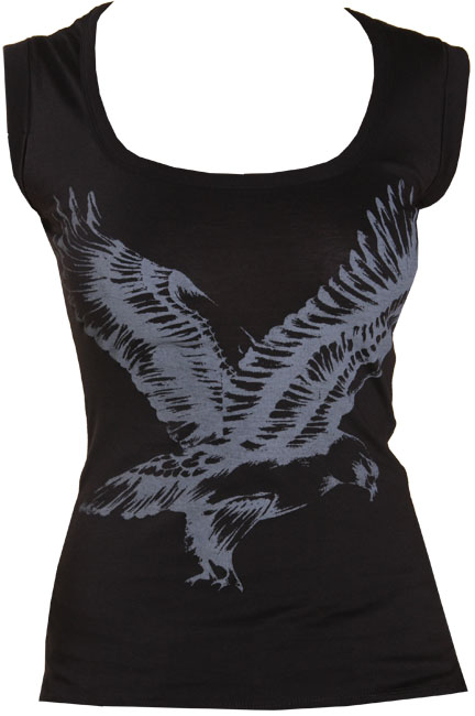 Unbranded Squawk eagle print tee