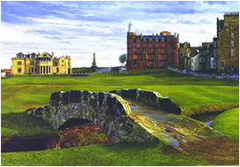 Unbranded St. Andrews Swilcan Bridge - Large Golf Print by