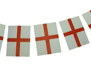 Unbranded St George bunting, 10mtrs