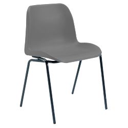 Unbranded Stacking Chairs Polyproplyene Grey