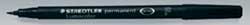 STAEDTLER LUMOCOLOR S/F 313 BLACKFibre-tip pen for