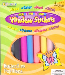 Stained Glass Stickers - Make your own - Butterflies
