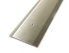 Satin stainless steel threshold strip with two bevel edges. Strip measures 75mm x 915mm. When fittin