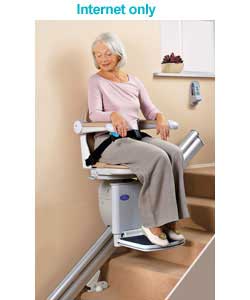 Stylish and discreeet design. Slimline stairlift for ease of getting up/down stairs.4 seat height se