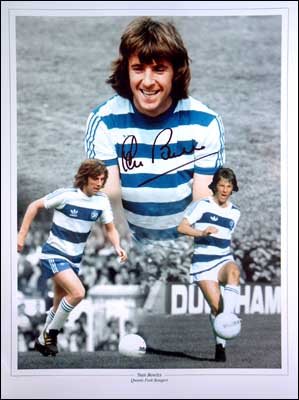 Unbranded Stan Bowles signed photographic montage print