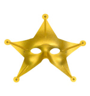Unbranded Star eyemask, gold