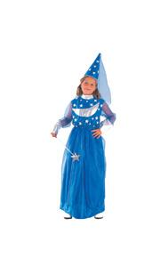 A fairy costume that would not look out of place on top of the Christmas tree! Includes long blue dr