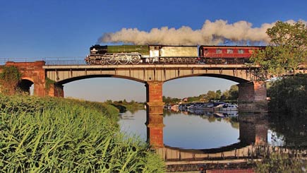 Unbranded Steam Train Journey to Ludlow or Shrewsbury for