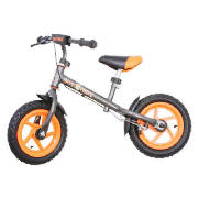 Unbranded Steel Balance Bike (Orange/Grey)