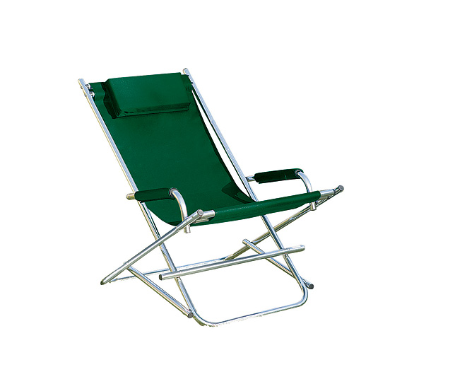 Unbranded Steel Frame Rocking Chair with Oxford Green Seat Personalised