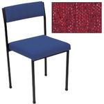 Steel Framed Office Reception Chair-Red