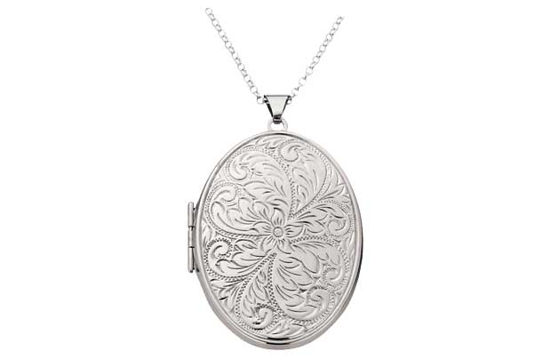 This pendant will make a memorable gift. Sterling silver. Length of necklace 56cm/22in. Pendant size H50