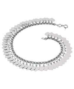 Sterling Silver Multi Heart Charm Bracelet