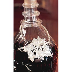 Sterling Silver Whiskey Decanter Label