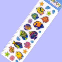 Sticker sheet - Tropical fish gems