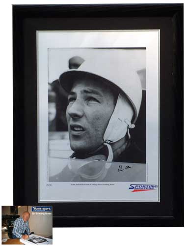 Unbranded Stirling Moss signed and framed limited edition print - Was andpound;179.99